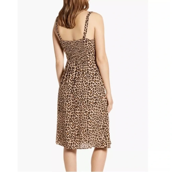 Code X Mode Leopard Print Midi Sundress - Picture 4 of 10